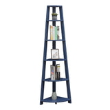 Convenience Concepts Newport 5 Tier Corner Bookshelf