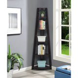 Convenience Concepts Newport 5 Tier Corner Bookshelf