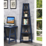 Convenience Concepts Newport 5 Tier Corner Bookshelf