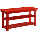 Convenience Concepts Oxford Utility Mudroom Bench with Shelves