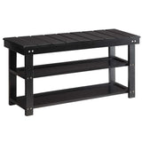 Convenience Concepts Oxford Utility Mudroom Bench with Shelves