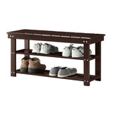 Convenience Concepts Oxford Utility Mudroom Bench with Shelves