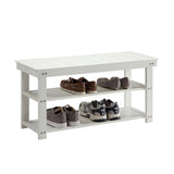 Convenience Concepts Oxford Utility Mudroom Bench with Shelves