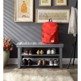 Convenience Concepts Oxford Utility Mudroom Bench with Shelves