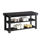 Convenience Concepts Oxford Utility Mudroom Bench with Shelves