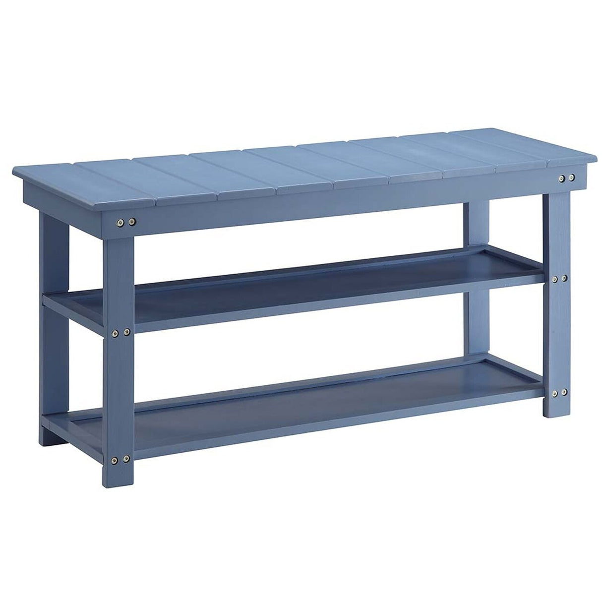 Convenience Concepts Oxford Utility Mudroom Bench with Shelves