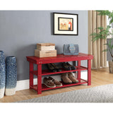 Convenience Concepts Oxford Utility Mudroom Bench with Shelves