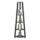 Convenience Concepts Newport 5 Tier Corner Bookshelf