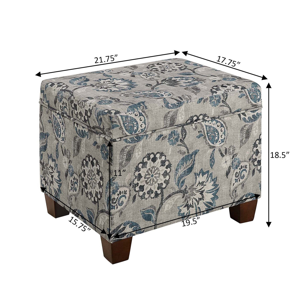 Convenience Concepts Madison Storage Ottoman