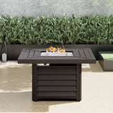 Corvus Oreanne 11-piece Wicker Patio Fire Pit Set