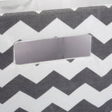 DII Hardsided Chevron Decorative Storage Trapezoid