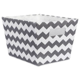 DII Hardsided Chevron Decorative Storage Trapezoid