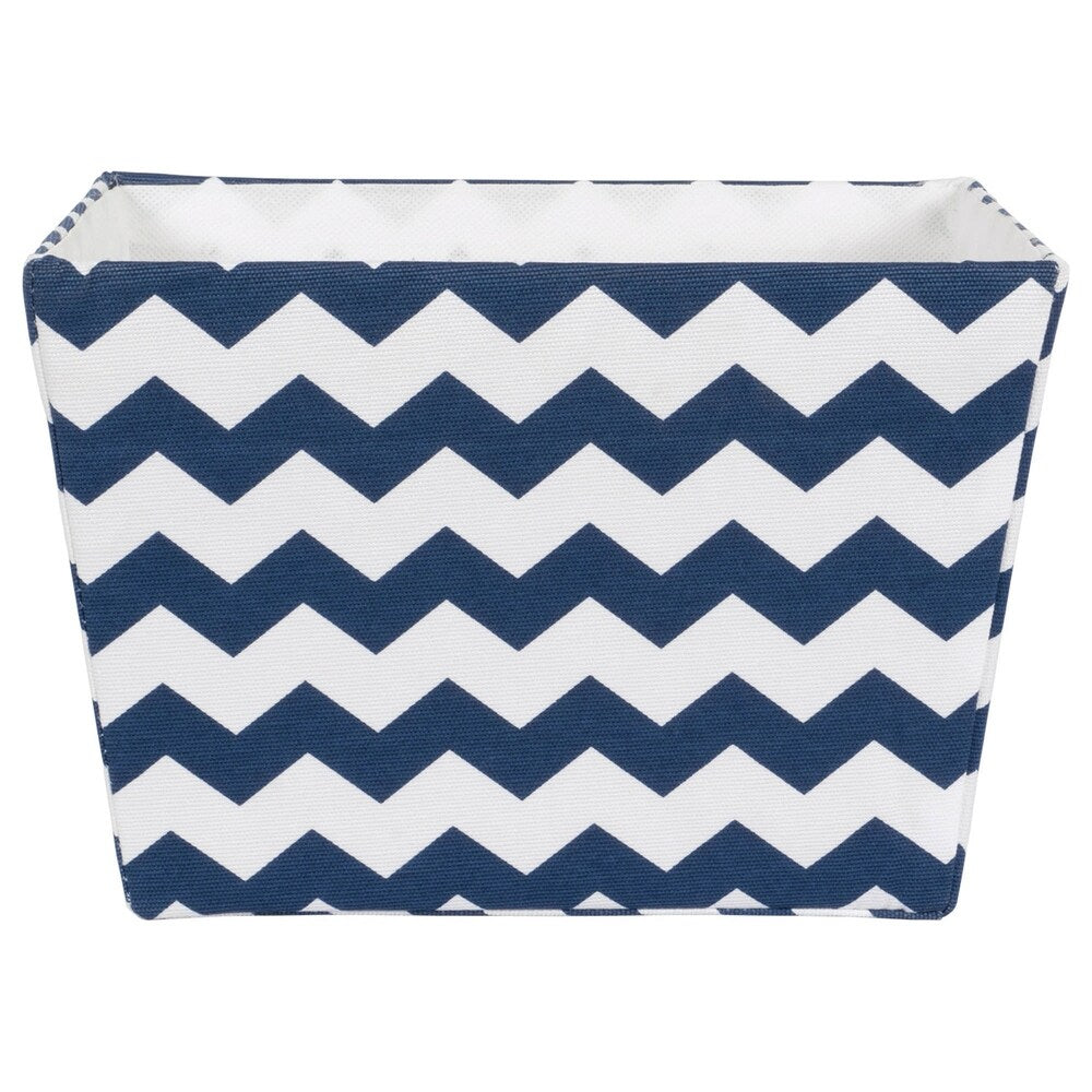 DII Hardsided Chevron Decorative Storage Trapezoid