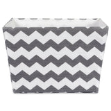 DII Hardsided Chevron Decorative Storage Trapezoid