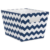 DII Hardsided Chevron Decorative Storage Trapezoid