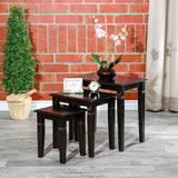 DTY Indoor Living Golden 3-Piece Nesting Table Set