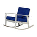 DTY Outdoor Living Longs Peak Eucalyptus Rocking Chair with Cushions