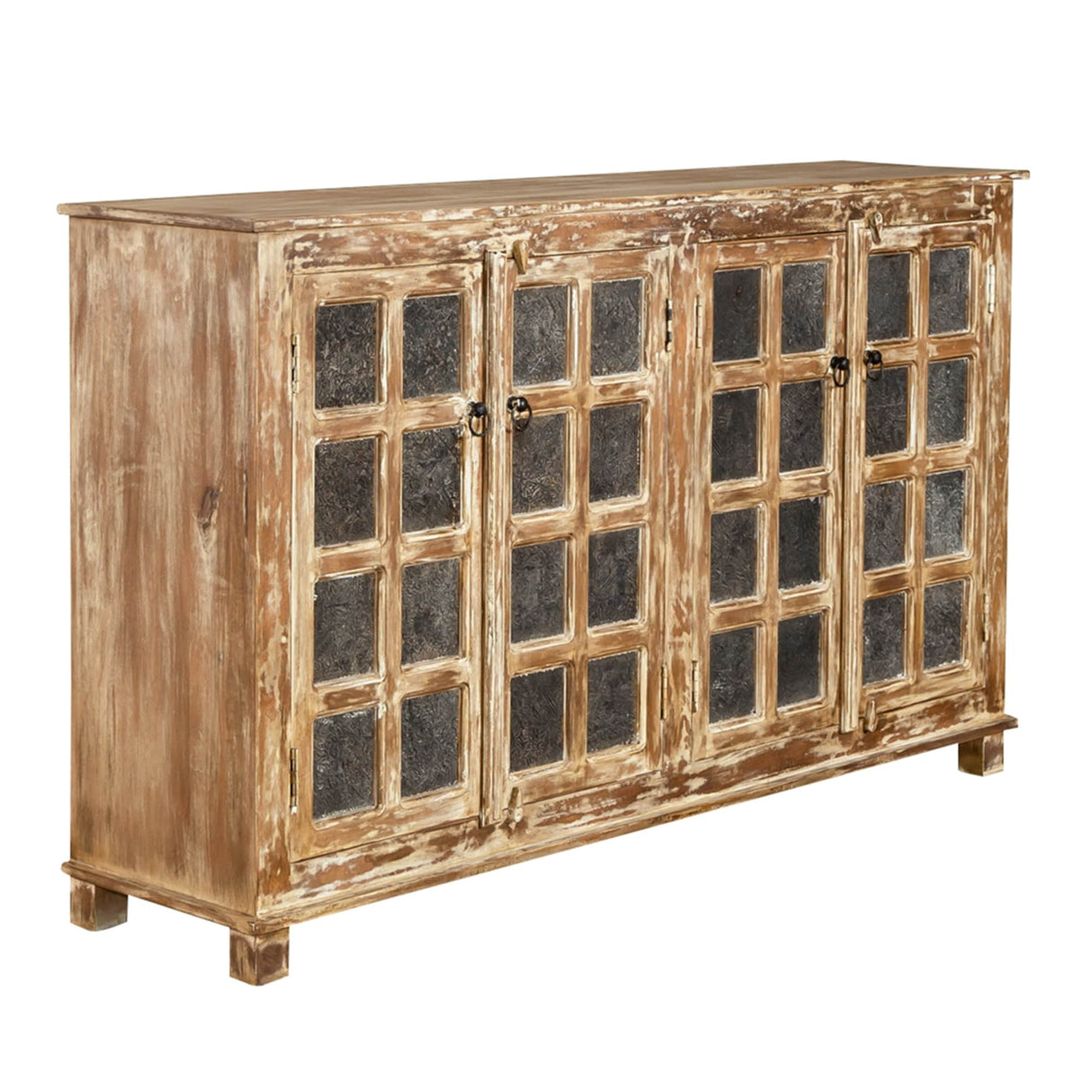 Danbury Mills Antique Sienna 4 Door Accent Cabinet