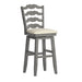 Eleanor French Ladder Back Swivel Stool by iNSPIRE Q Classic