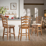 Eleanor French Ladder Back Swivel Stool by iNSPIRE Q Classic