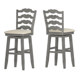 Eleanor French Ladder Back Swivel Stool by iNSPIRE Q Classic