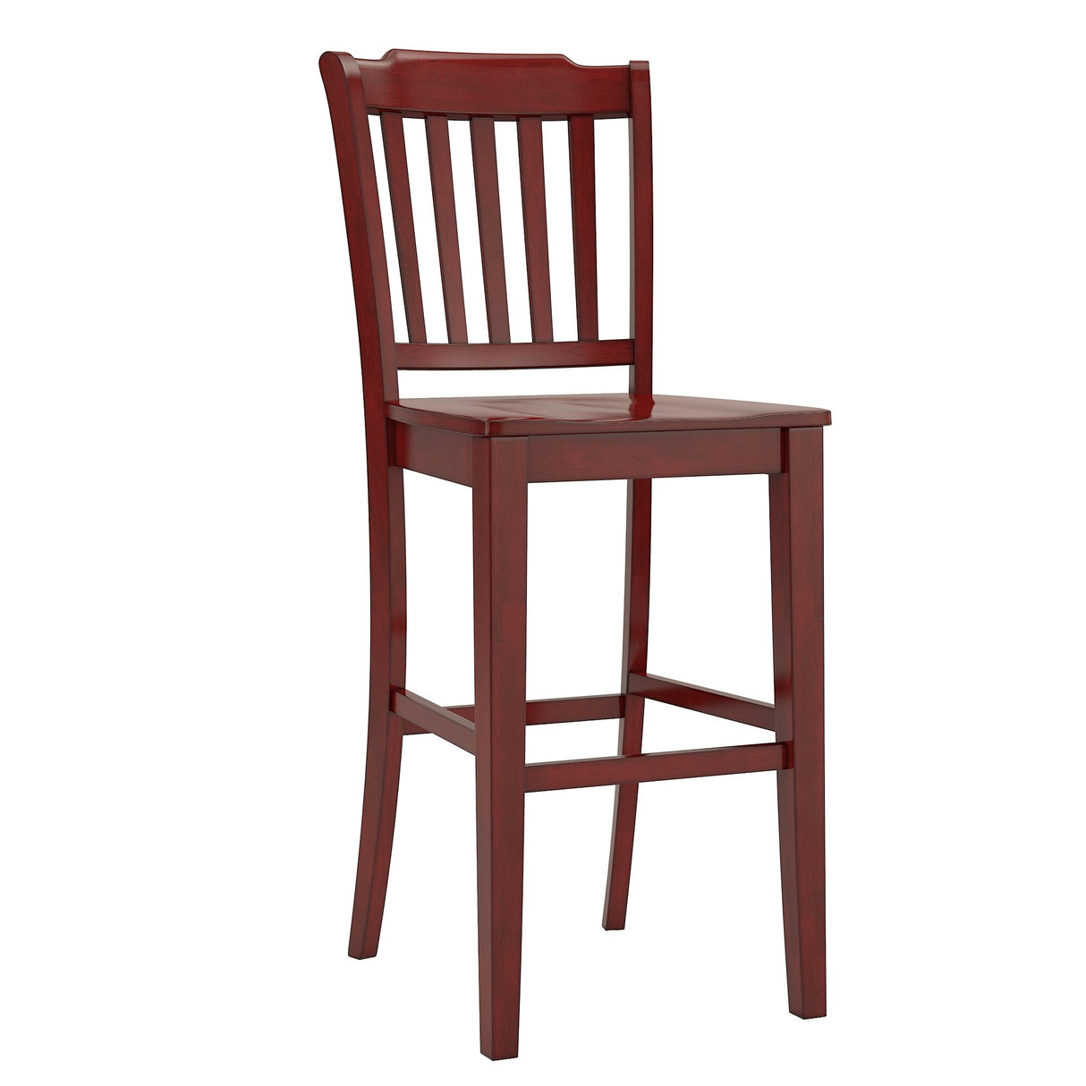 Eleanor Slat Back Bar Height Chairs (Set of 2) by iNSPIRE Q Classic