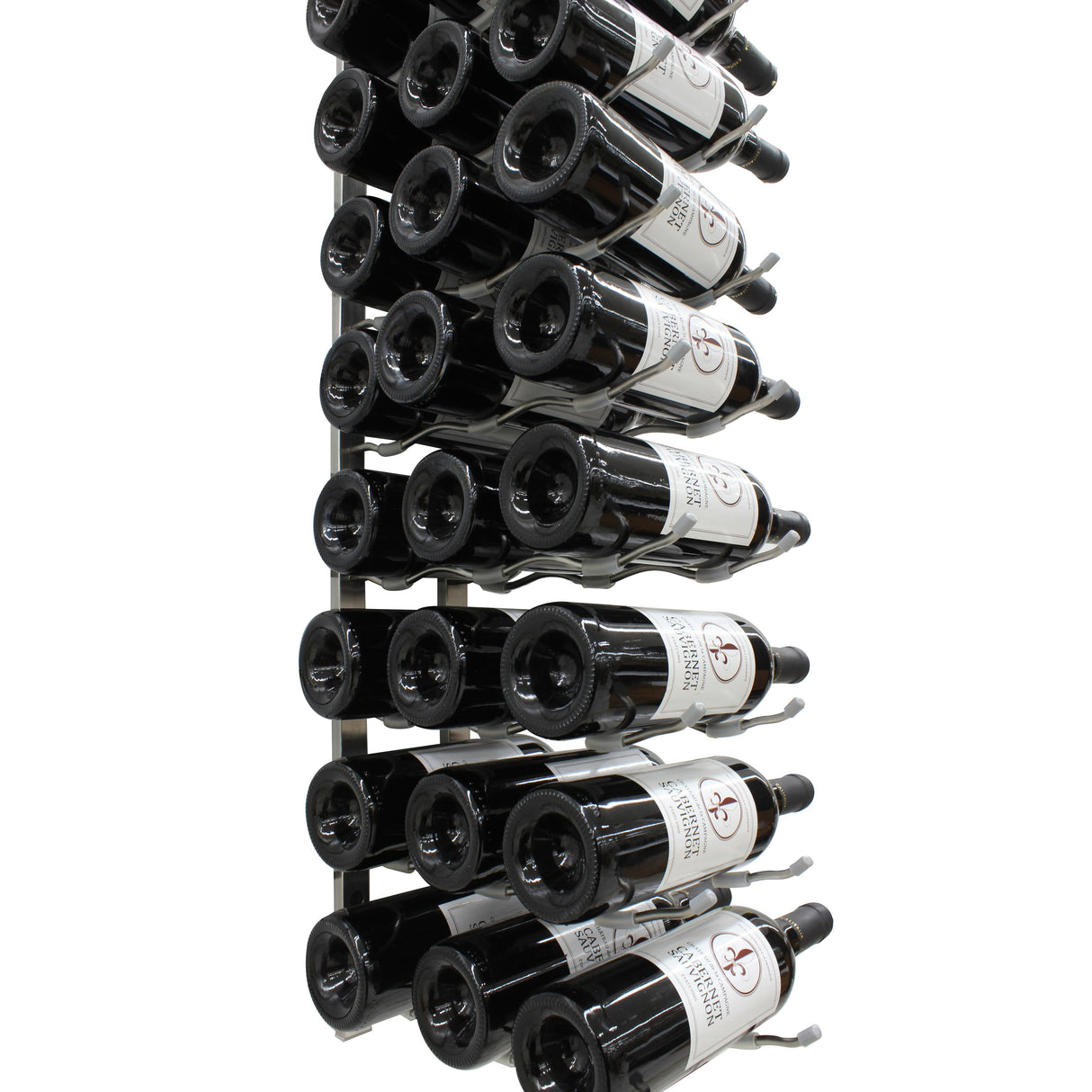 Epicureanist 27-Bottle Metal Wine Rack