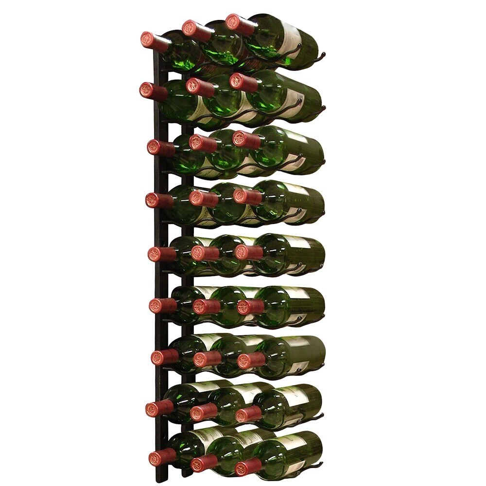 Epicureanist 27-Bottle Metal Wine Rack