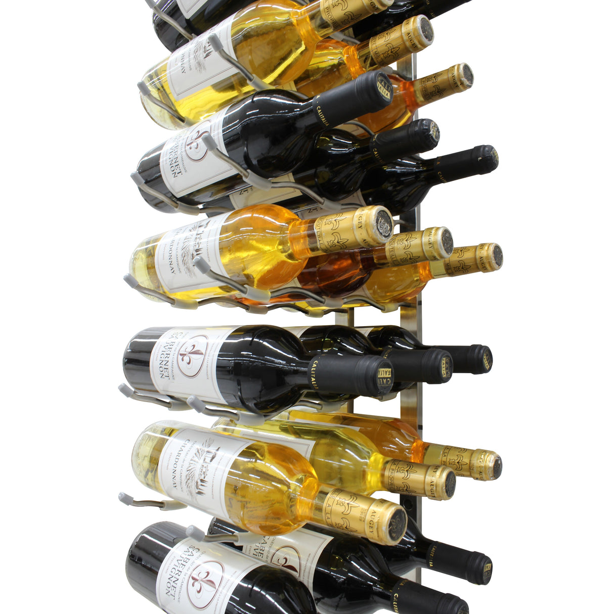 Epicureanist 27-Bottle Metal Wine Rack