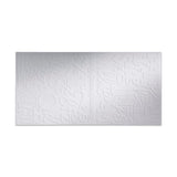 FASÄDE Alphabet 4-foot x 8-foot PVC Wall Panel in Matte White