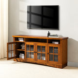 Fiona Modern Storage TV Stand with Adjustable Shelves by HULALA HOME