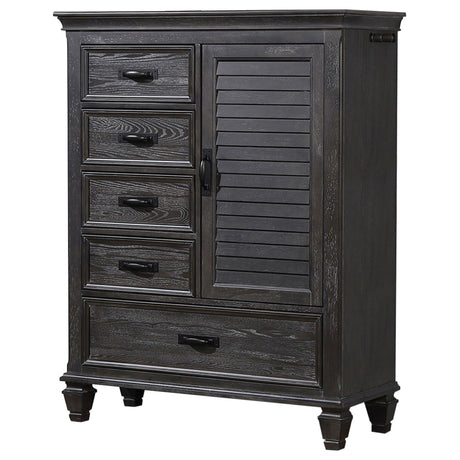 Coaster Furniture Franco Weathered Sage 5-drawer Door Chest