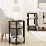 Furinno Just 3-Tier Turn-N-Tube End Table