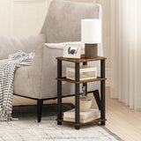 Furinno Just 3-Tier Turn-N-Tube End Table