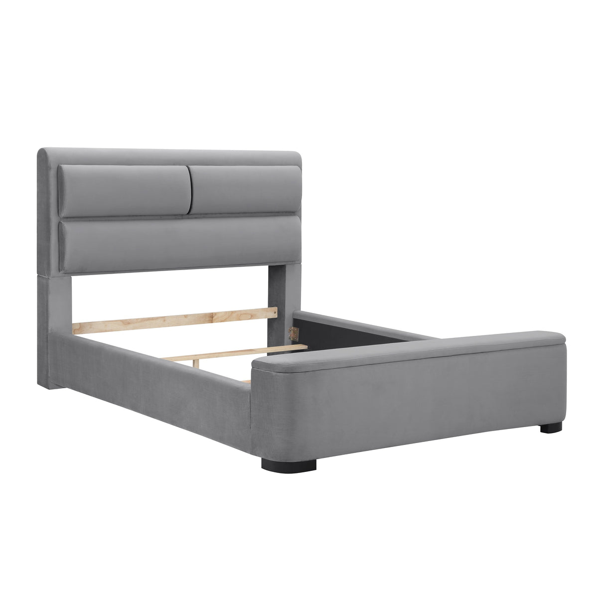 Furniture of America Otjen Modern Upholstered Storage Bed