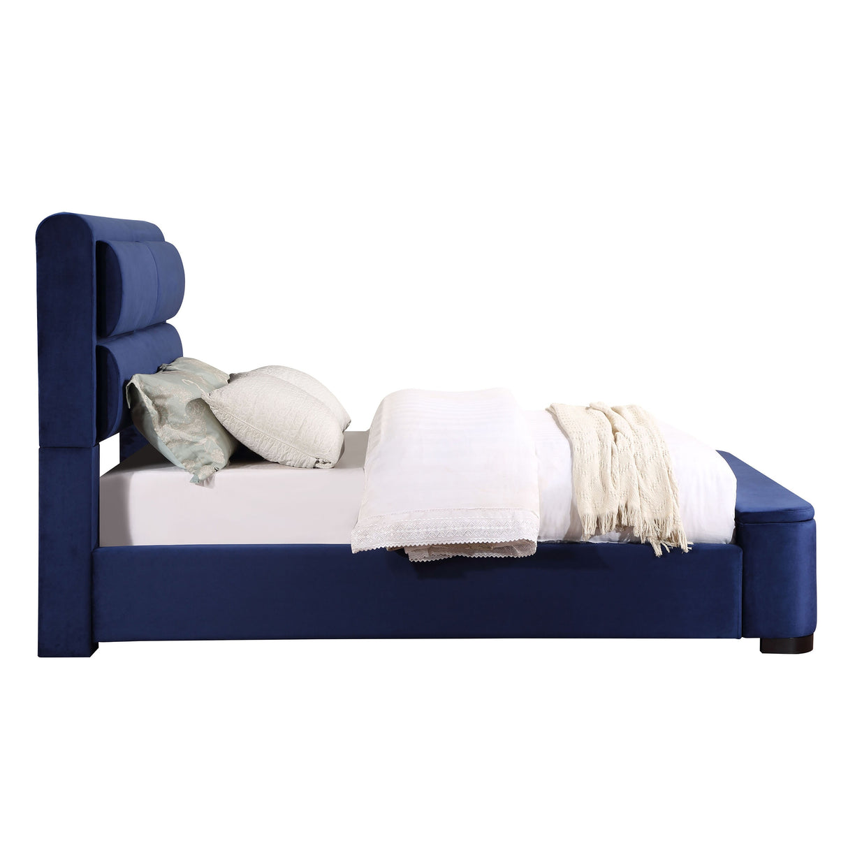 Furniture of America Otjen Modern Upholstered Storage Bed