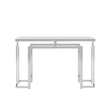 Pelmont Contemporary 52-inch Glass Top Sofa Table by Furniture of America