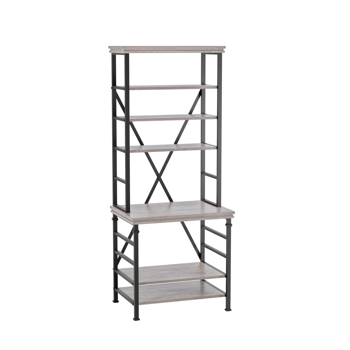 Rendrick Farmhouse Adjustable Shelves Bookcase by Furniture of America