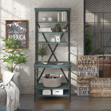 Rendrick Farmhouse Adjustable Shelves Bookcase by Furniture of America