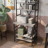 Rendrick Farmhouse Adjustable Shelves Bookcase by Furniture of America