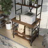 Rendrick Farmhouse Adjustable Shelves Bookcase by Furniture of America