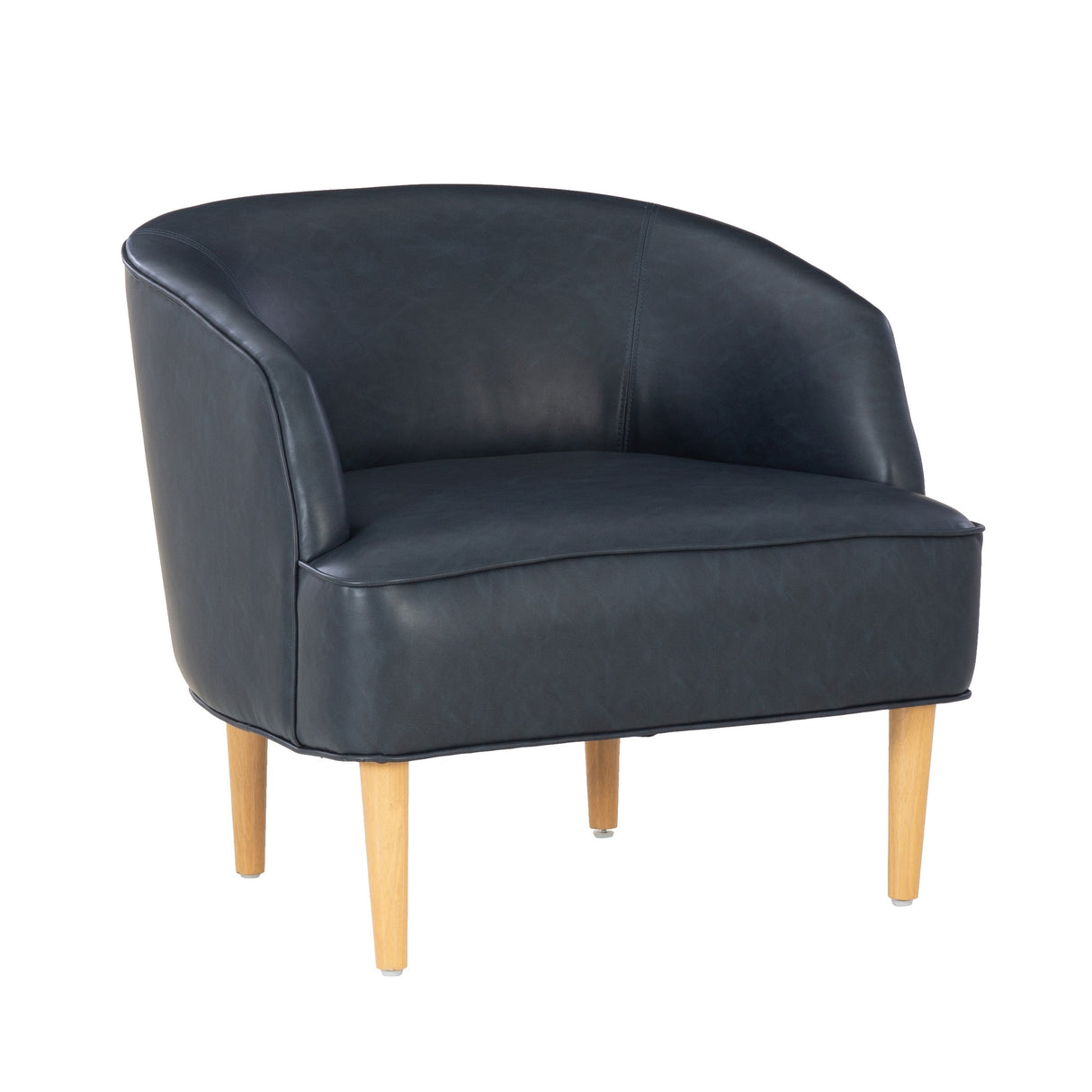 Gabriela Upholstered Faux Leather Accent Chair