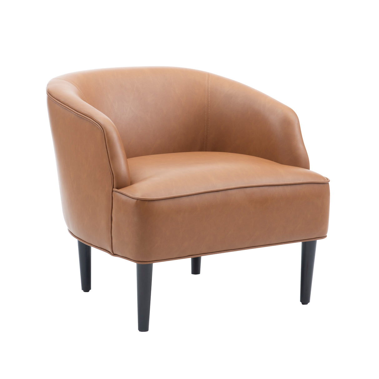 Gabriela Upholstered Faux Leather Accent Chair