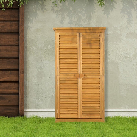 Garden Solid Wood Storage Shed