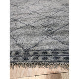 Gray Traditional Geometric Modern Moroccan Area Rug - Elegant and Timeless Design