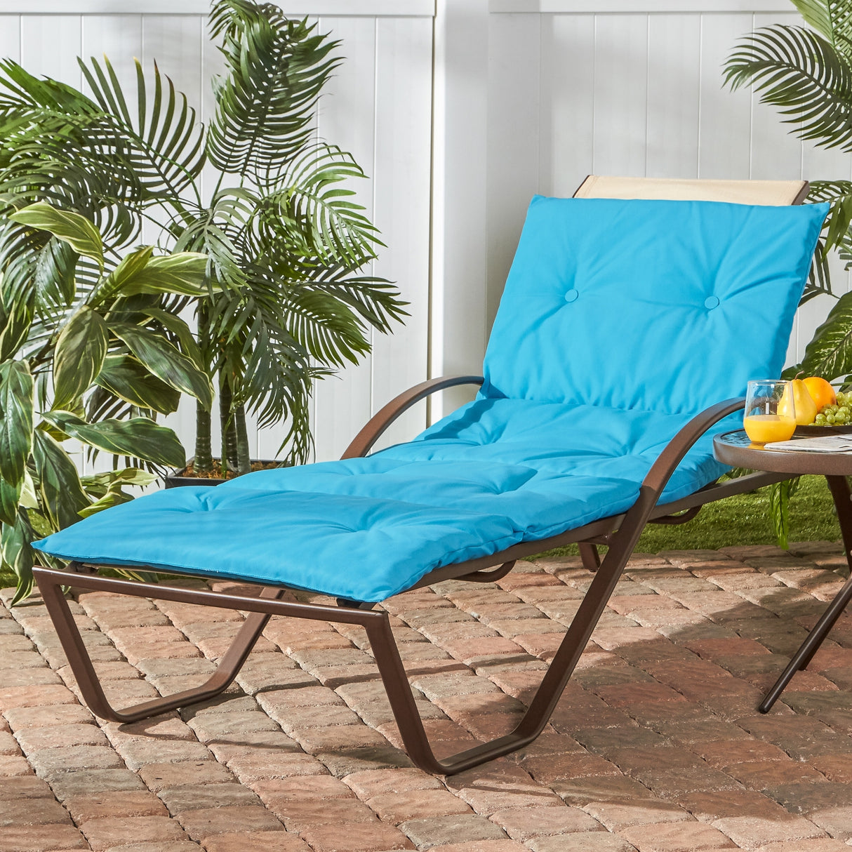 Greendale Home Fashions Outdoor Chaise Lounge Pad