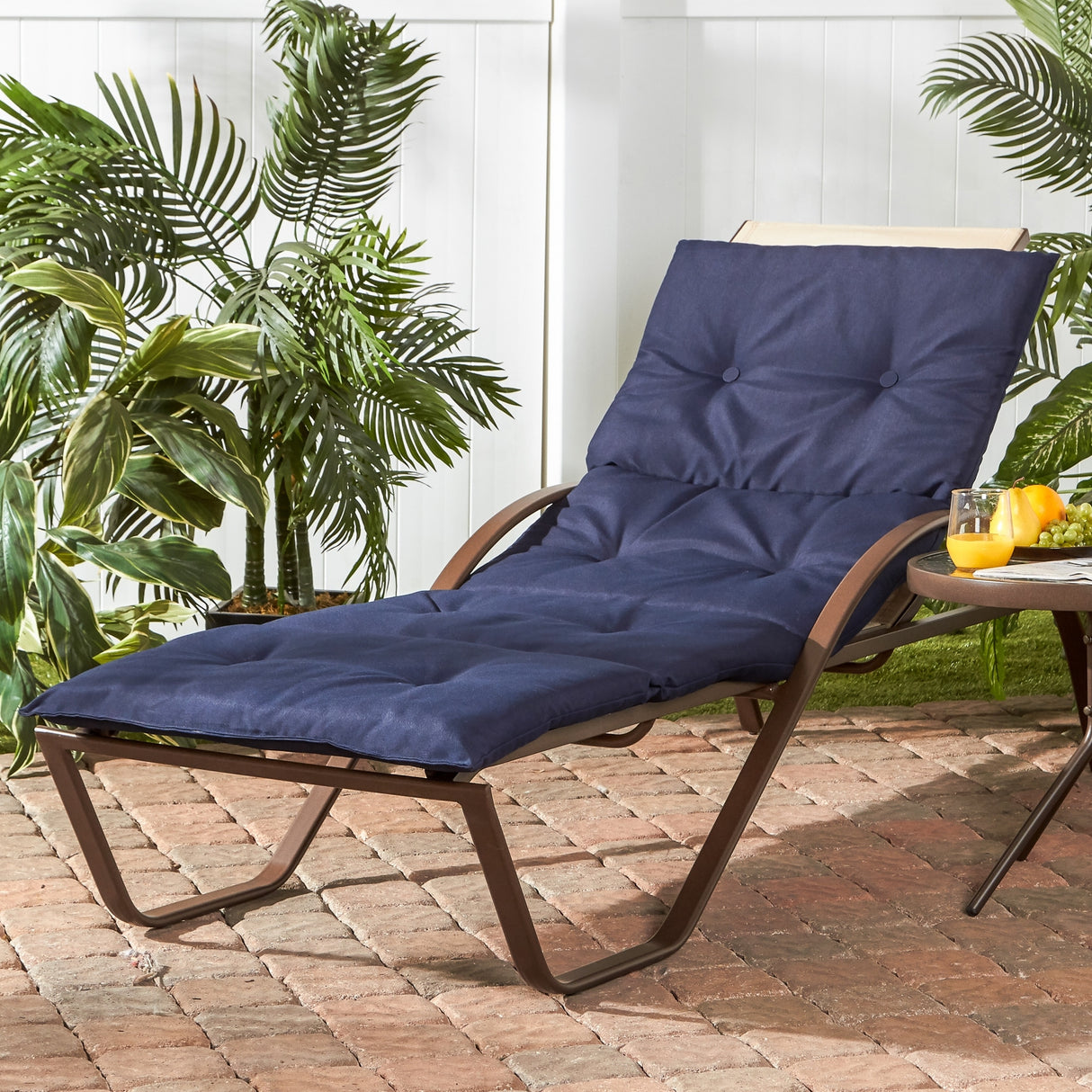 Greendale Home Fashions Outdoor Chaise Lounge Pad