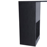 HomCom 55-in. 360-degree Rotating Corner Computer Desk w/ 3-tier Storage Shelves/Bookshelf
