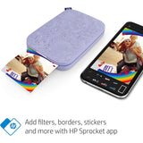 HP Sprocket Portable 2x3" Instant Photo Printer, Prints From iOS or Android Devices