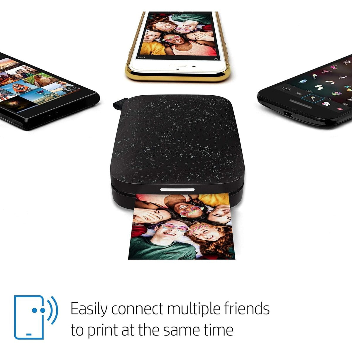 HP Sprocket Portable 2x3" Instant Photo Printer, Prints From iOS or Android Devices